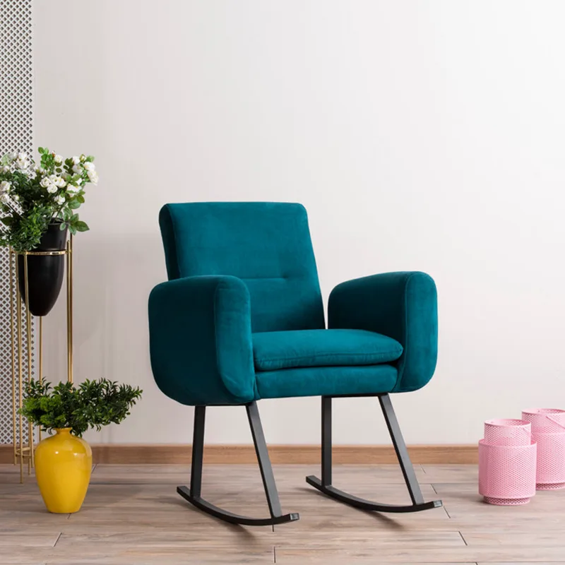 Κουνιστή Πολυθρόνα Kono - Petrol Green 859Ftn1749 (50x48x50)