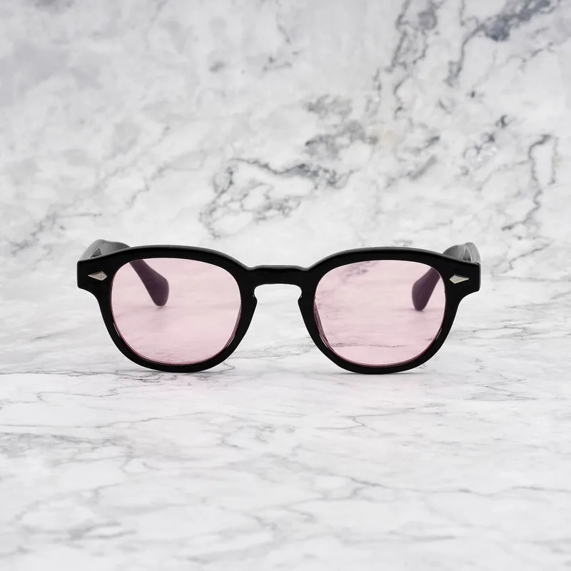 JOHNNY Tinted Sunglasses | Black | Ροζ Shades | Explicit Poets Sunglasses
