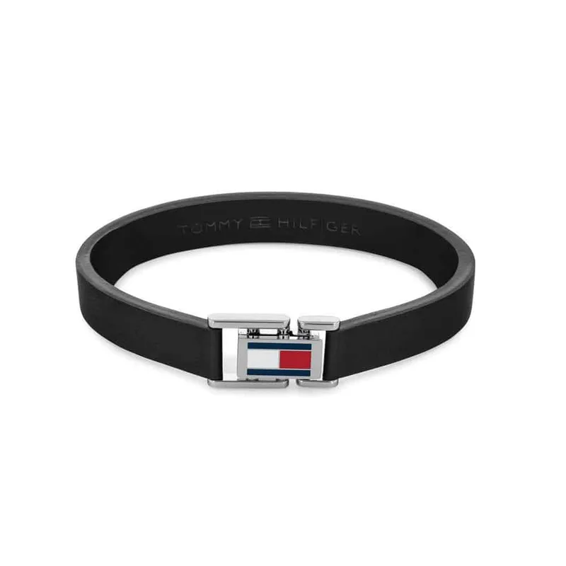TOMMY HILFIGER Ανδρικό Βραχιόλι από Δέρμα και Ατσάλι 2790429