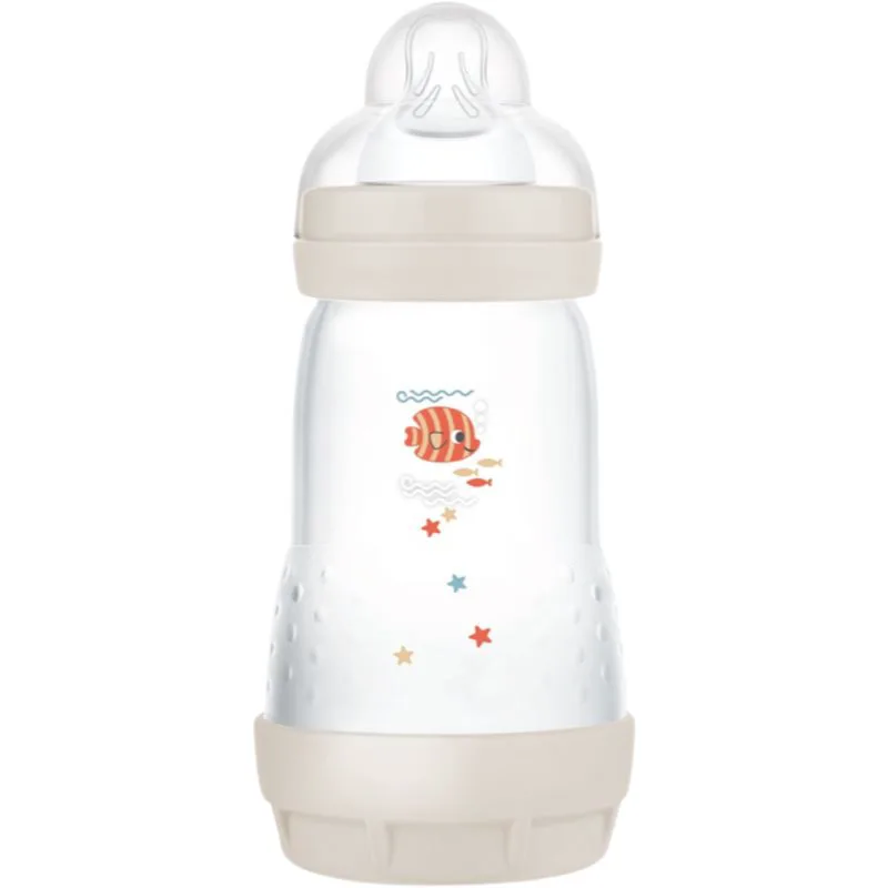 MAM Perfect Star Anti-colic Bottle μπιμπερό κατά των κολικών 2m+ Μπεζ 260 ml