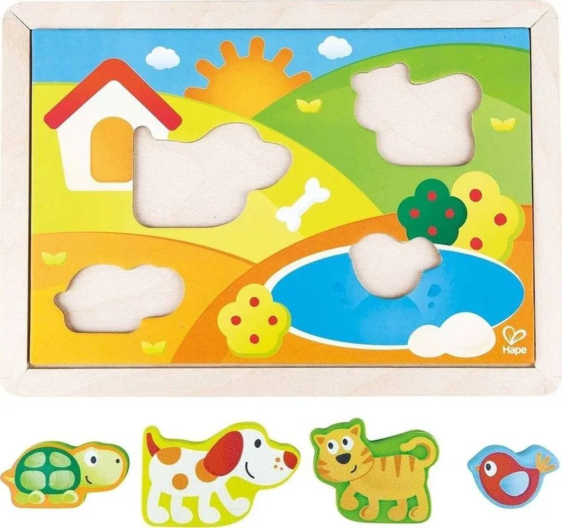 ΤΟ ΠΑΖΛ ΤΗΣ ΗΛΙΟΛΟΥΣΤΗΣ ΚΟΙΛΑΔΑΣ HAPE SUNNY VALLEY PUZZLE 3 IN 1