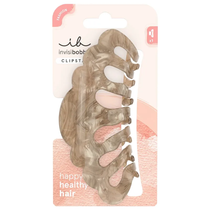 Invisibobble Clipstar Xl Pure Pearlfection Κλάμερ Ιδανικό για Πυκνά ή Μακριά μαλλιά 1 Τεμάχιο