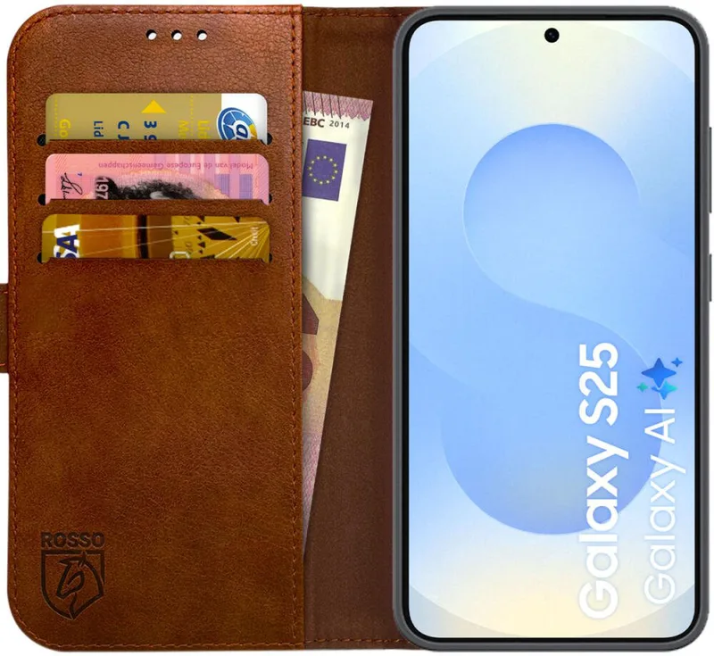 Θήκη Samsung Galaxy S25 Κόκκινο Element PU Πορτοφόλι - Brown (8719246463099)