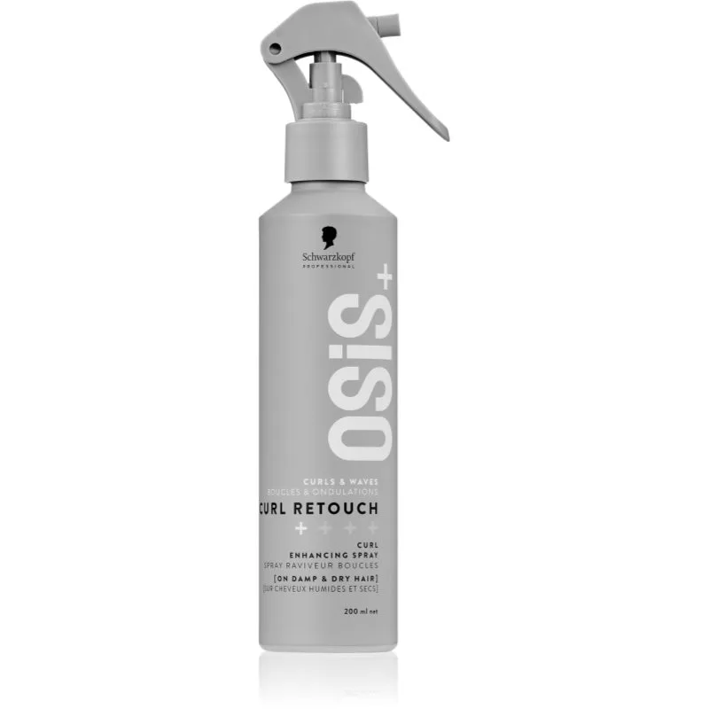 Schwarzkopf Professional Osis+ Curl Retouch σπρέι για τα μαλλιά για σπαστά και σγουρά μαλλιά 200 ml