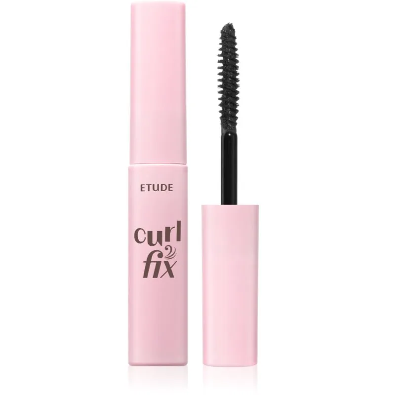 ETUDE Curl Fix Mascara Mini αδιάβροχη μάσκαρα για όγκο και γυριστές βλεφαρίδες απόχρωση 02 Brown 4 γρ