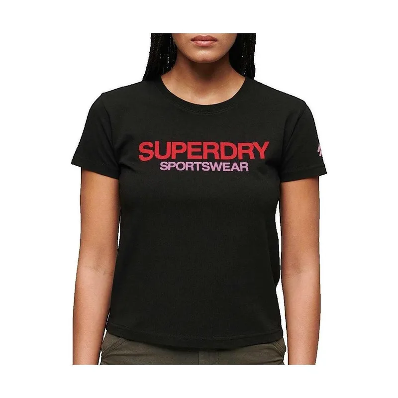 T-shirt με κοντά μανίκια Superdry T-shirt Ajusté Sportswear Logo