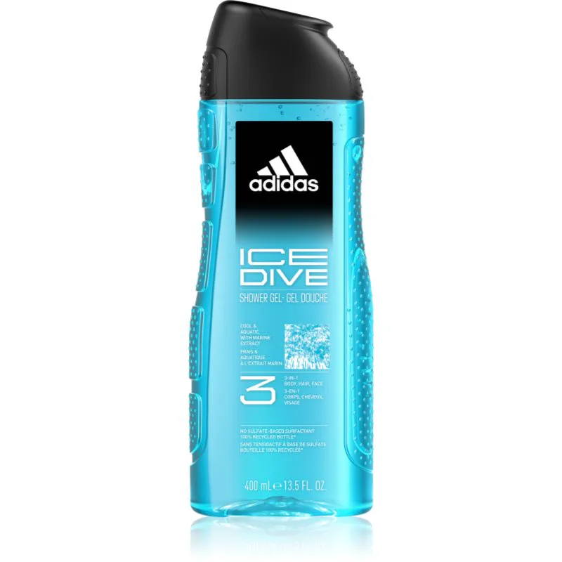 Adidas Ice Dive τζελ για ντους για άντρες 400 ml