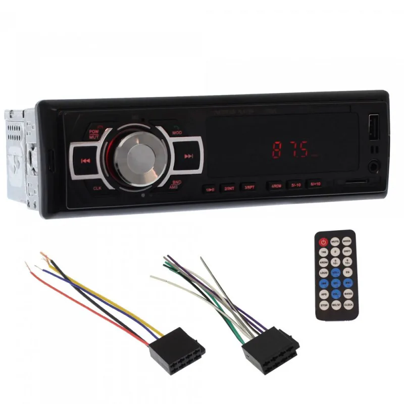 Ηχοσύστημα Αυτοκινήτου 1 DIN Bluetooth με Οθόνη USB - AUX - SD και τηλεχειριστήριο 6055BT