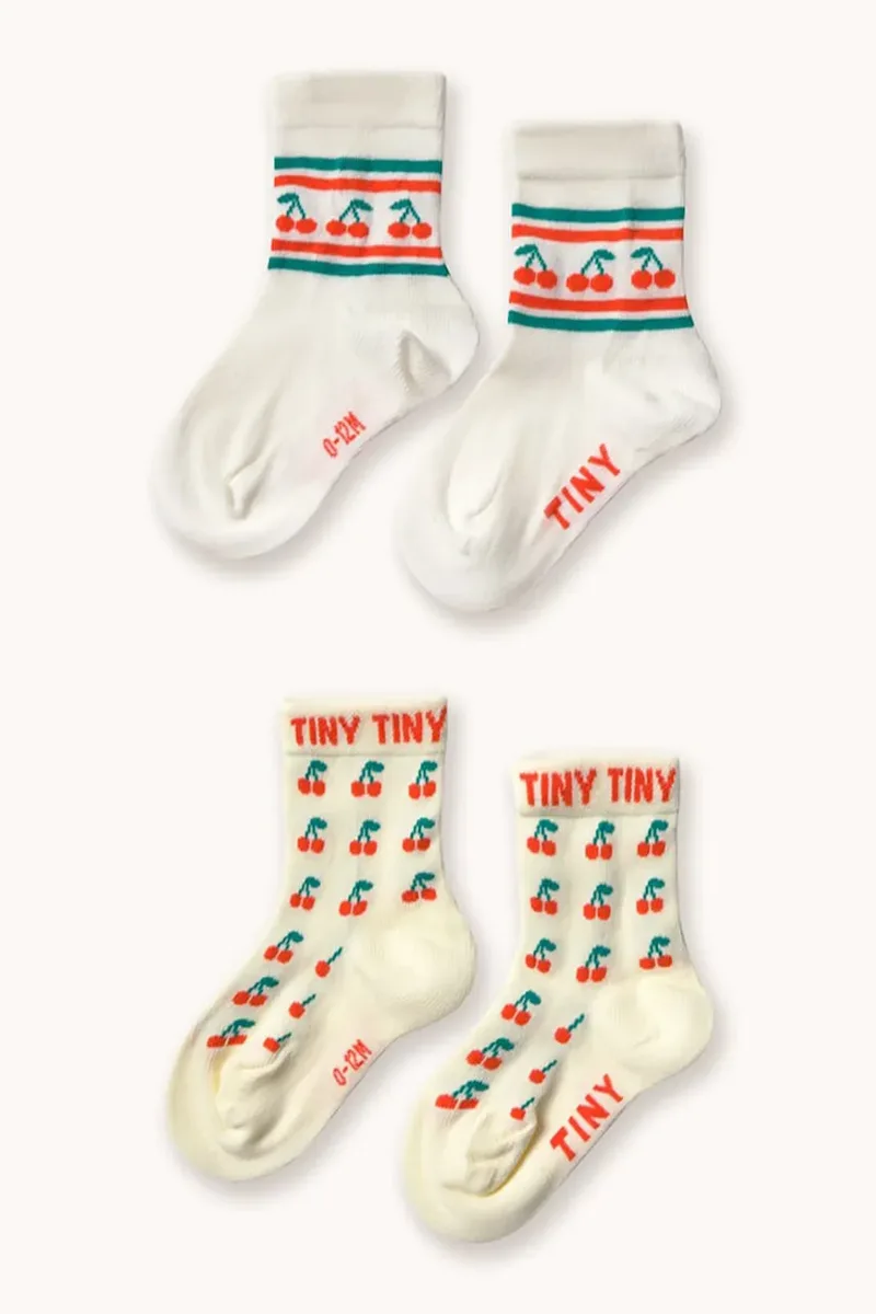 Παιδικές κάλτσες Tinycottons CHERRY MEDIUM SOCKS