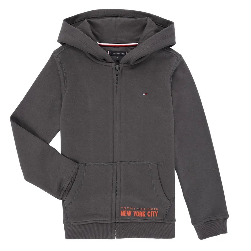 T-shirt με κουκούλα Tommy Hilfiger NYC PRINT ZIPTHROUGH HOODIE
