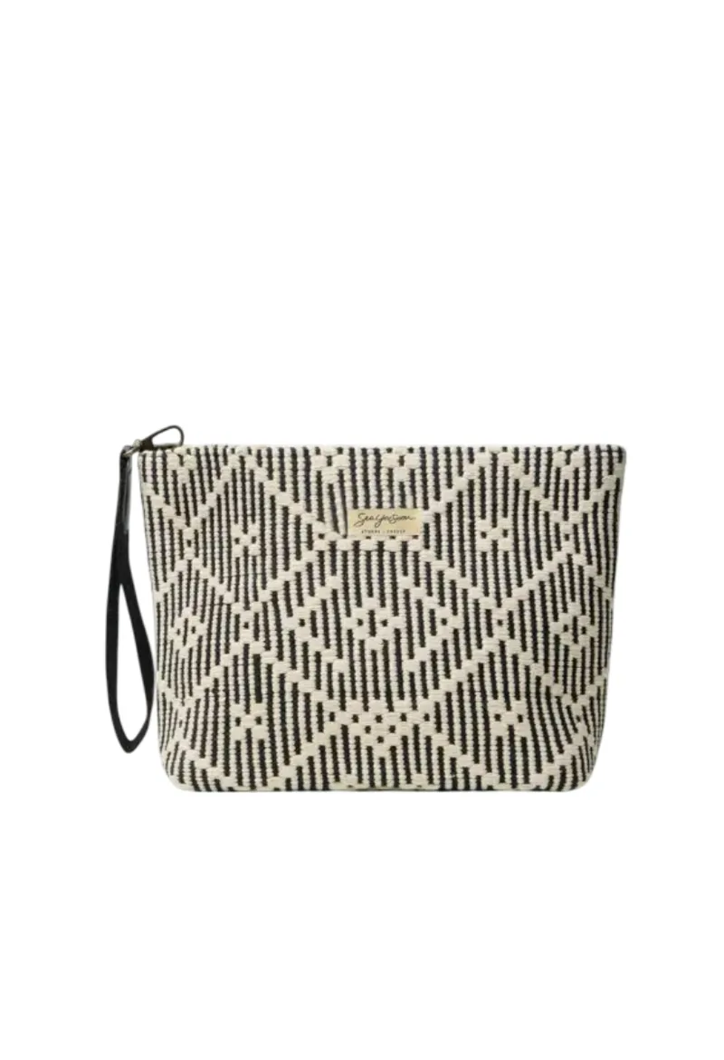 ΓΥΝΑΙΚΕΙΑ ΤΣΑΝΤΑ SEA YOU SOON DUOMO CLUTCH ΜΑΥΡΟ