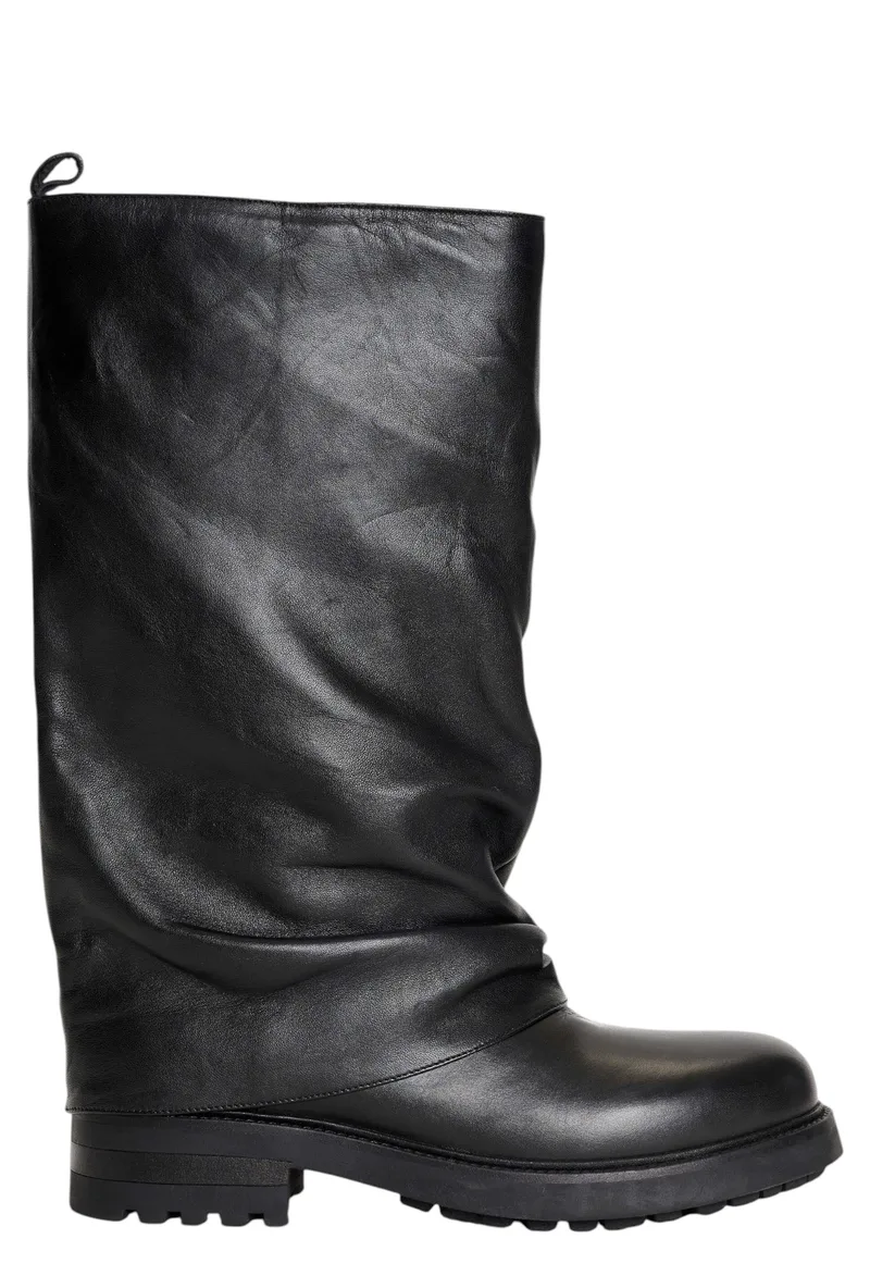 Μπότες Ale Δερμάτινες Ίσιες 8Y23269-BLACK Γυναικείο