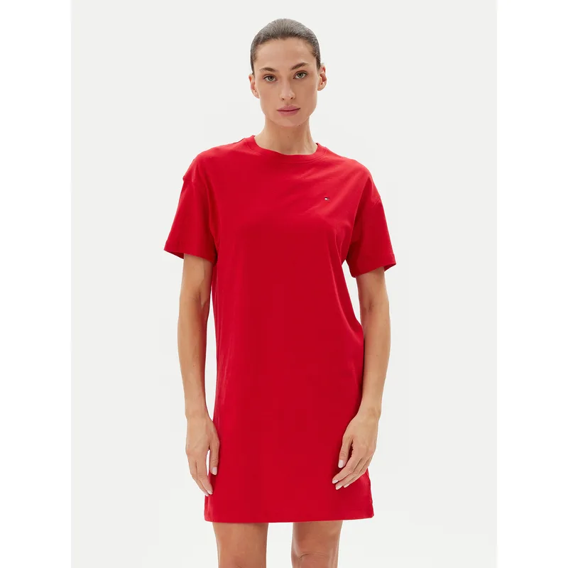 Tommy Hilfiger Νυχτικό UW0UW05767 Κόκκινο Regular Fit