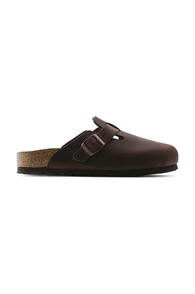 Birkenstock Δερμάτινες παντόφλες Birkenstock Boston SFB