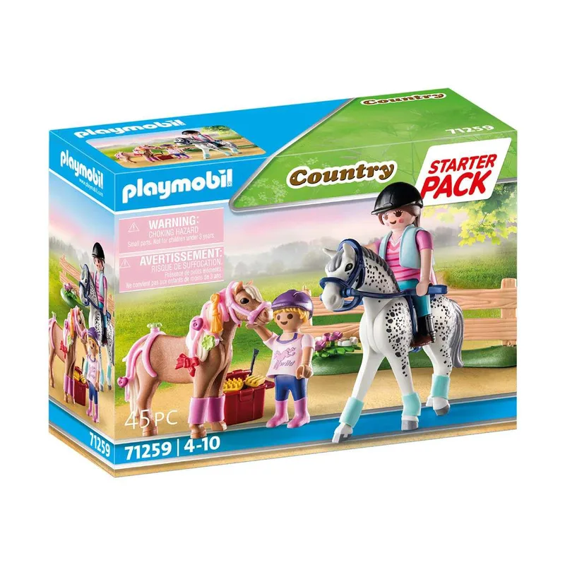 Playmobil Starter Pack Φροντίζοντας τα άλογα 71259