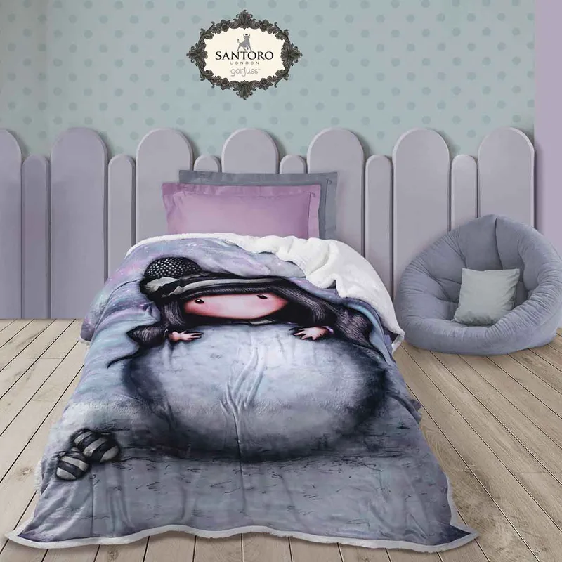 Κουβέρτα Fleece Μονή Με Γουνάκι (160x220) Das Home Santoro 5033