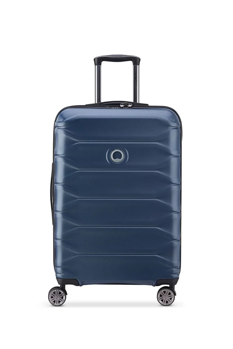 Delsey unisex βαλίτσα medium expandable μονόχρωμη με λογότυπο μπροστά "Meteor" 68 x 44 x 26,5 - 29,5 cm - 386981012E9