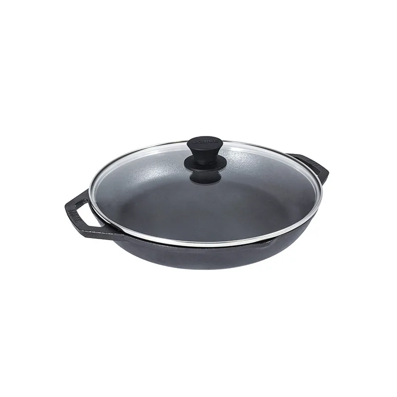Lodge Τηγάνι Mε Kαπάκι Μαντεμένιο Chef Collection 30,5cm