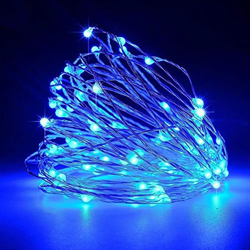 Λαμπάκια Μπαταρίας 100 Microled Σε Σύρμα Με Πρόγραμμα Μπλε Φως 5μ. iliadis 75038 - Iliadis - il_75038