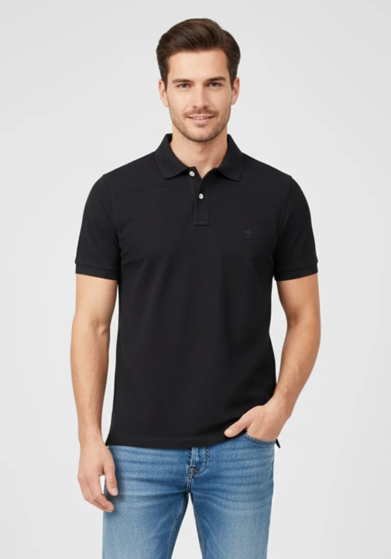 Fynch Hatton Polo Supima - 1000 1700 999 Black