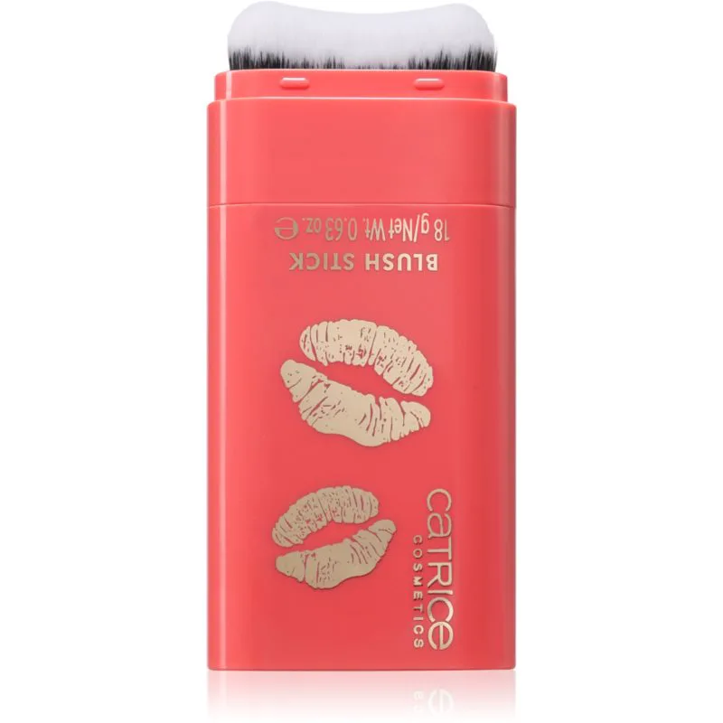Catrice KISS & GLOW κρεμώδες ρουζ σε στικ απόχρωση C01 Cheeky Flirt 18 γρ