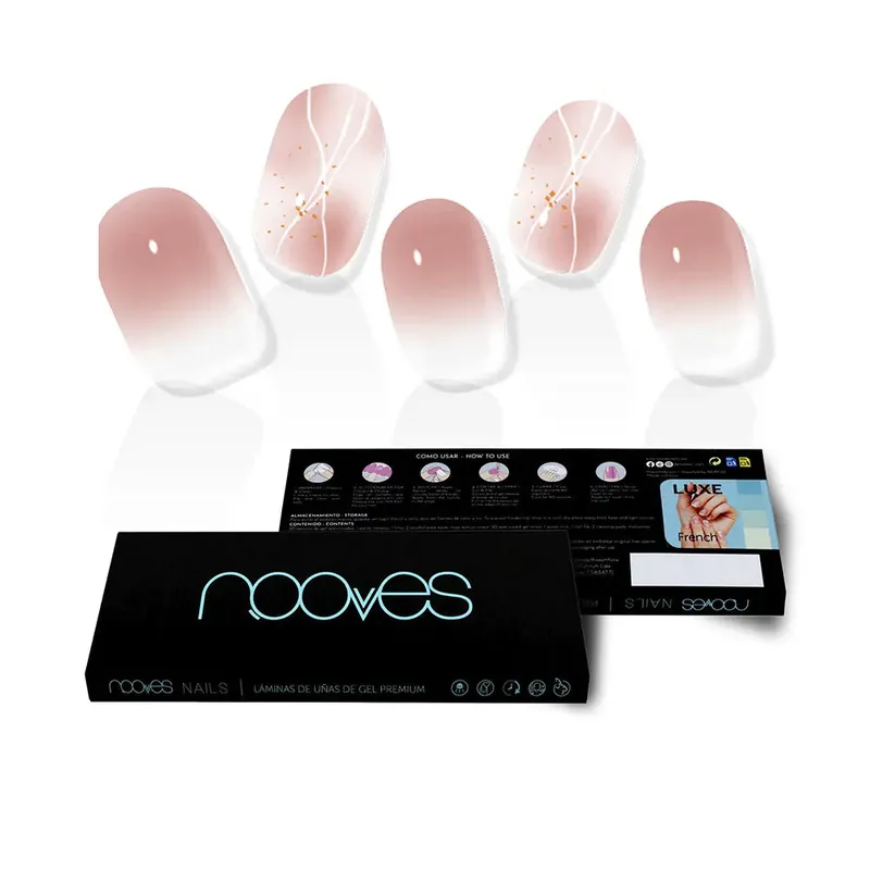 Nooves Michelle Premium Glam Art Design Gel Nail Sheets 20 U