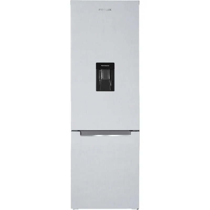 Finlux FBN390EDIX Ψυγειοκαταψύκτης 326lt, NoFrost, E (Υ201xΠ60xΒ60εκ) Silver Inox FBN390EDIX
