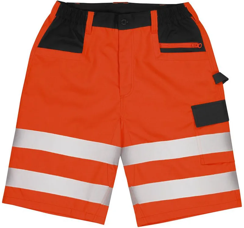 Σορτς Cargo Ασφαλείας Result R328X Fluorescent Πορτοκαλί
