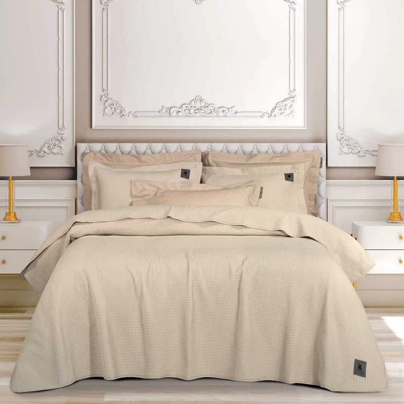 Κουβερλί Μονό Greenwich Polo Club 3495 Μπεζ 160x240