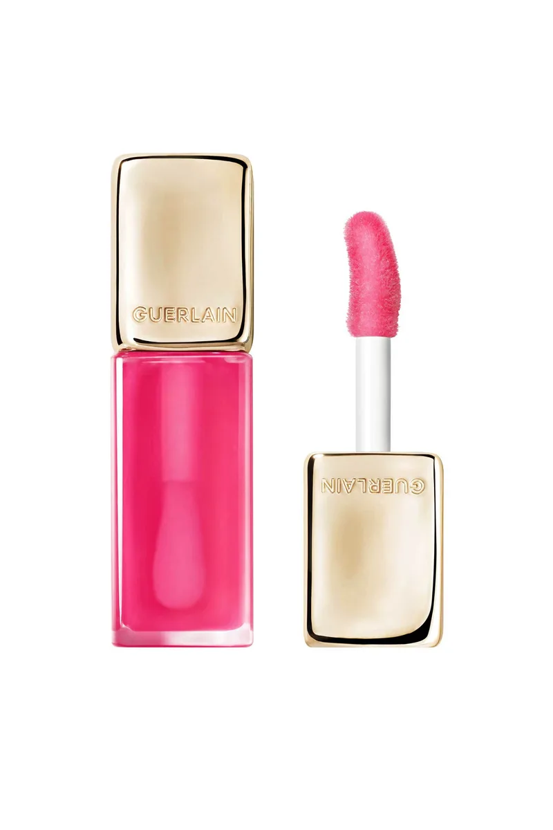 Guerlain Kisskiss Bee Glow Oil 92% Natural-Origin Honey Tint Lip Oil 9,5 ml - G044111 458 Pop Rose Glow