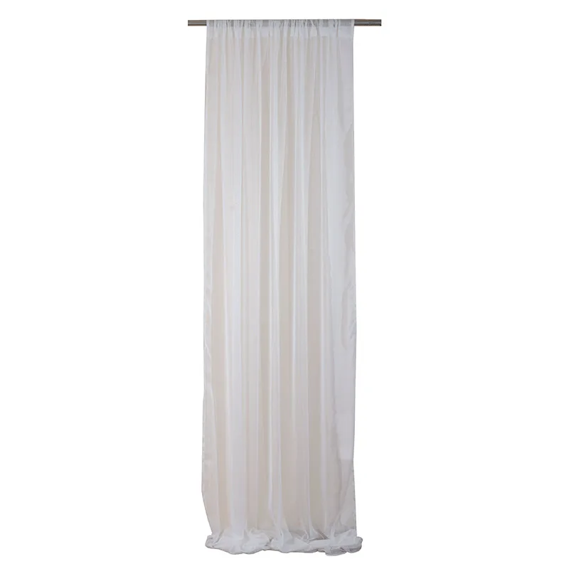 Κουρτίνα Με Τρέσα 140X270 Viopros 1030 Λευκό (140x270)