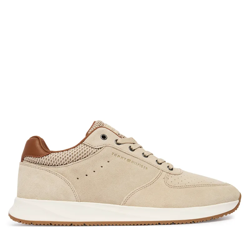Αθλητικά Tommy Hilfiger Newport Mix FM0FM05835 Μπεζ