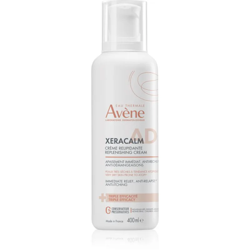 Avène XeraCalm A.D. Lipid-Replenishing Cream κρέμα αναπλήρωσης λιπιδίων για ξηρό και ατοπικό δέρμα 400 ml