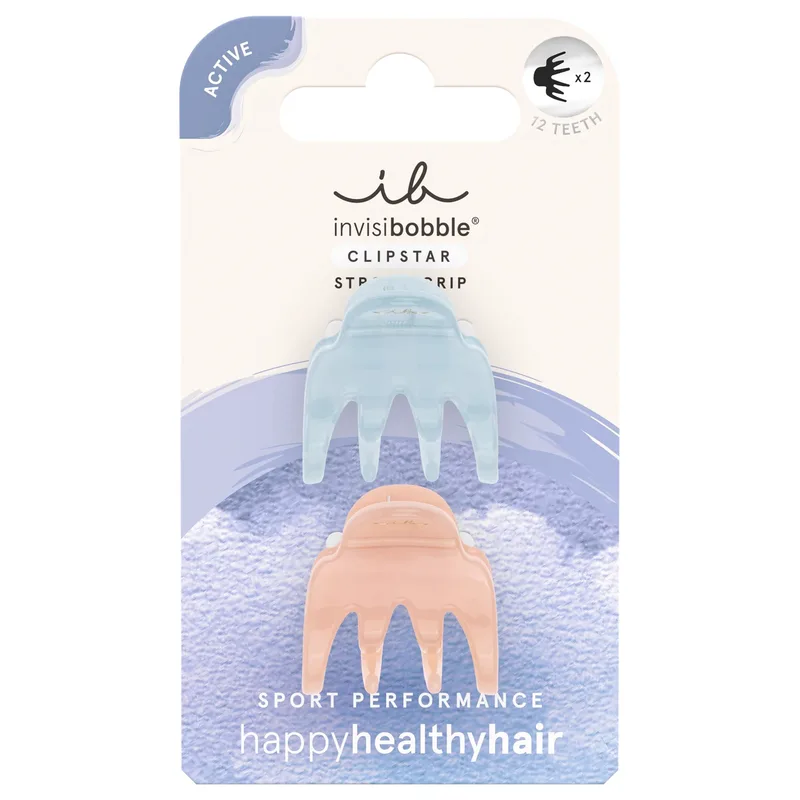 Invisibobble Clipstar Gym Buddy Κλάμερ για Λεπτά & Κανονικά Μαλλιά 2 Τεμάχια