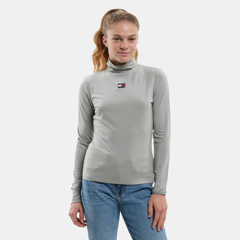 Tommy Jeans Xs Badge Turtleneck Γυναικεία Μπλούζα με Μακρύ Μανίκι (9000160968_59004)
