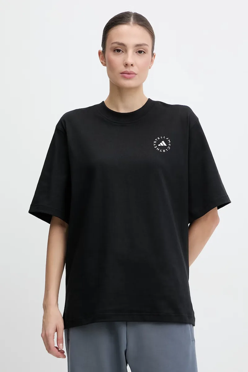 Βαμβακερό μπλουζάκι adidas by Stella McCartney