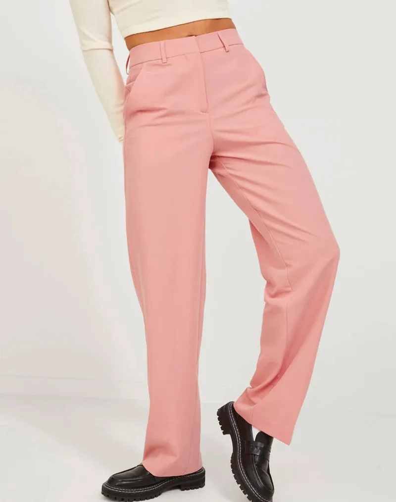 JJXX JXMARY HW PANT PNT NOOS 12200674-Coral Haze Ροζ