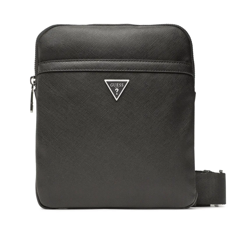 Τσαντάκι Guess Certosa Saffiano Smart HMECSA P3123 Μαύρο