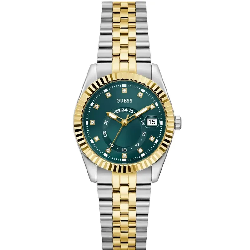 Γυναικείο ρολόι Guess Jada Crystals Two Tone Stainless Steel Bracelet GW0936L3 GW0936L3 Ατσάλι