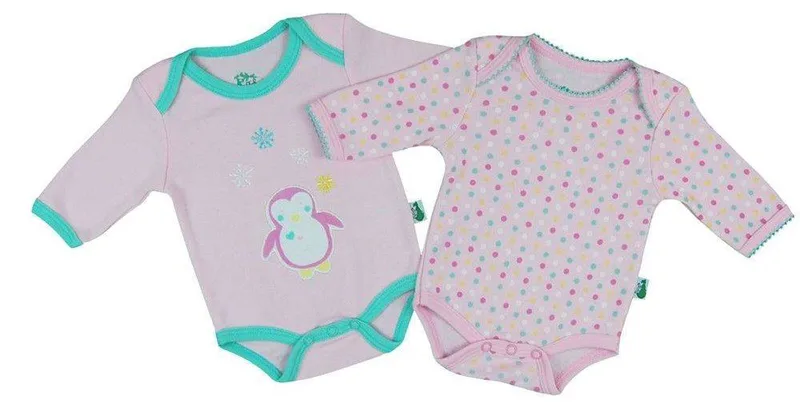 ΣΕΤ ΦΟΡΜΑΚΙΑ ΜΑΚΡΥΜΑΝΙΚΑ F.S. BABY ΠΙΓΚΟΥΙΝΟΣ 12614 ΡΟΖ/ΜΕΝΤΑ 2ΤΜΧ (68ΕΚ.)-(6-9 ΜΗΝΩΝ)