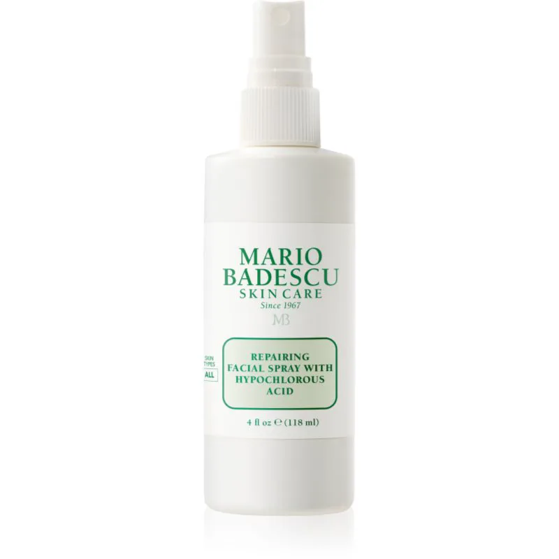 Mario Badescu Repairing Facial Spray With Hypochlorous Acid σπρέι προσώπου για αποκατάσταση για να καταπραύνει την επιδερμίδα πρόσωπου 118 ml