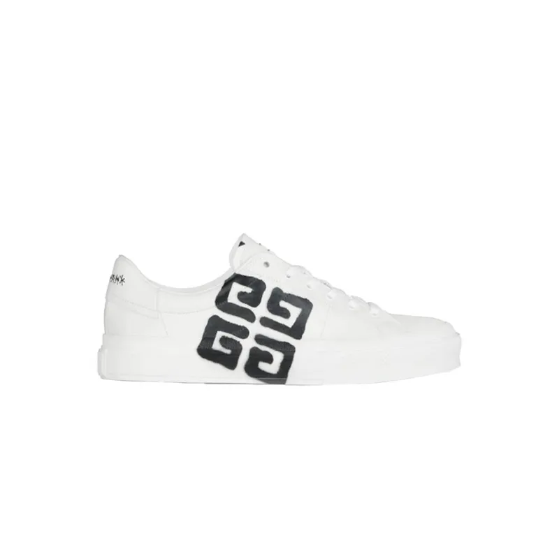 GIVENCHY Ανδρικό Λευκό 4G Print City Sport Sneakers