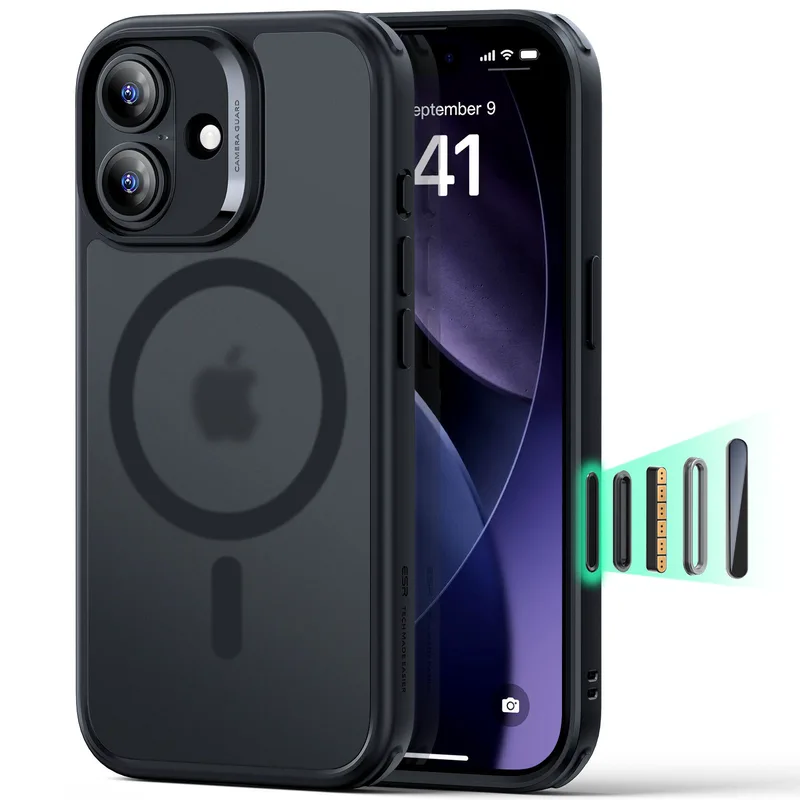 Θήκη ESR Classic Hybrid (Camera Control Button) MagSafe Frosted Black iPhone 17
