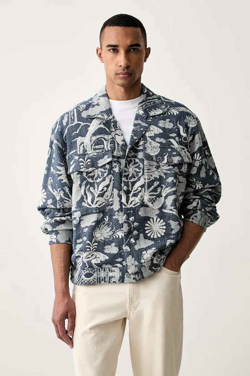Scotch & Soda κοντό μπουφάν ανδρικό βαμβακερό