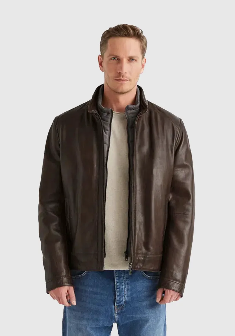 Milestone Δερμάτινο της σειράς MS Barney - 531063 21295 26 Brown