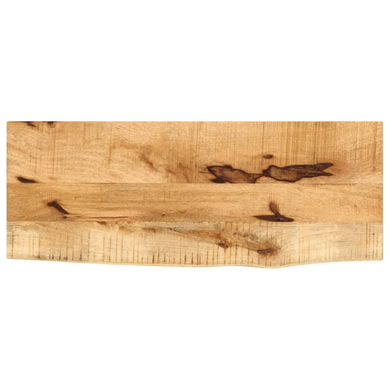 vidaXL Επιφάνεια Τραπεζιού 70x30x3,8 εκ. Live Edge Μασίφ Ξύλο Μάνγκο