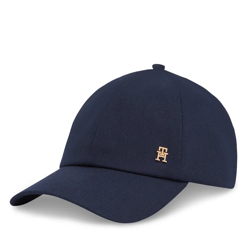 Καπέλο Jockey Tommy Hilfiger Elevated Chic Soft Cap AW0AW17138 Μπλε