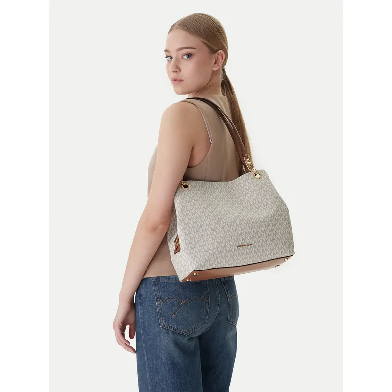 Τσάντα MICHAEL Michael Kors Kensington 30F3G8KT7B Εκρού