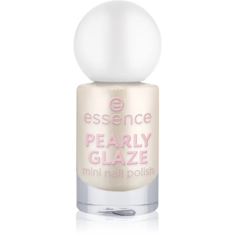 essence PEARLY GLAZE αστραφτερό βερνίκι για τα νύχια μίνι απόχρωση 16 5 ml