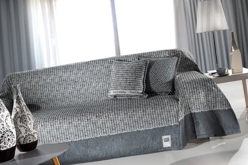 Ριχτάρι Πολυθρόνας Guy Laroche Parfait Anthracite 180x150
